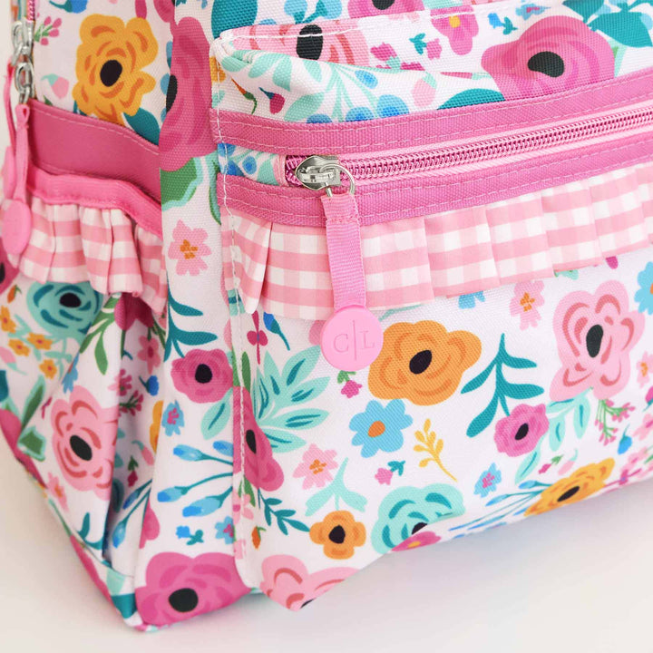 kids backpack for back to school floral 