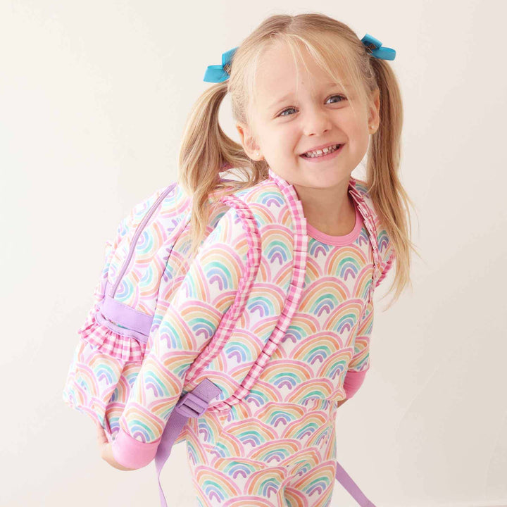 daydream rainbow backpack for girls elementary 