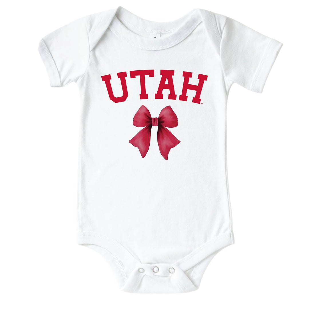 University of Utah | Footballs & Bows Graphic Bodysuit