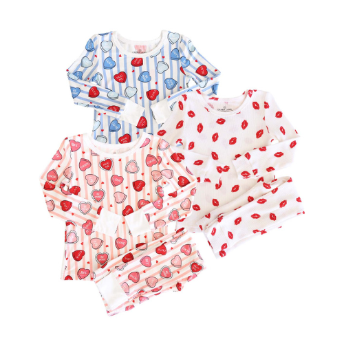Valentine's Day Two Piece Pajama Sets
