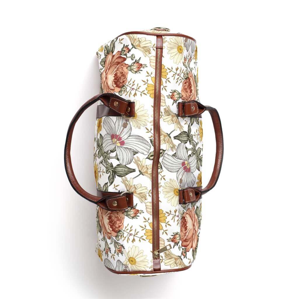 peyton's vintage floral overnight bag