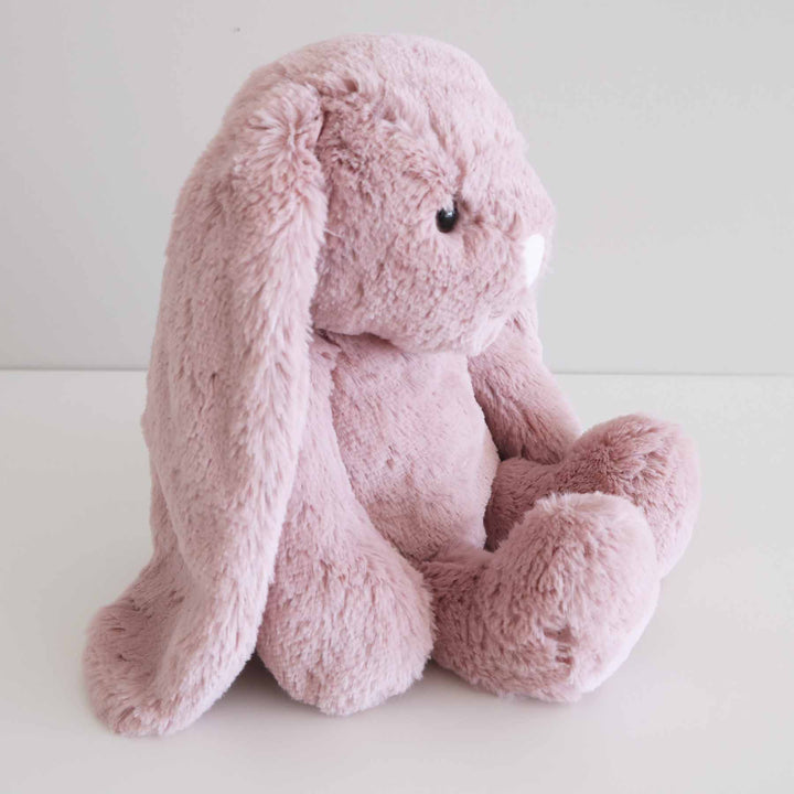 violet long eared bunny stuffed animal for kids 