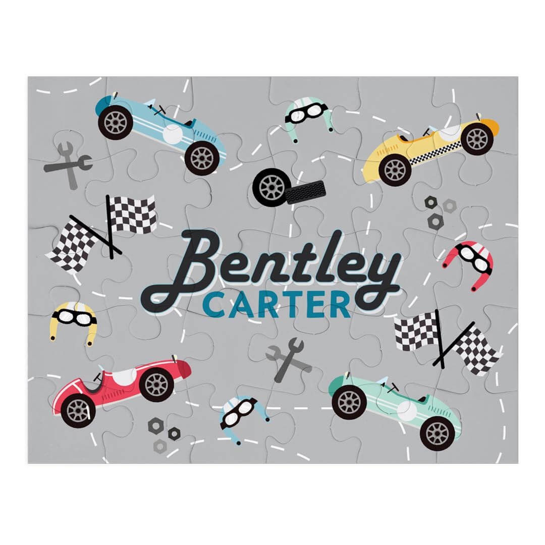 Kids Personalized 30 Piece Puzzle | Vroom Vroom