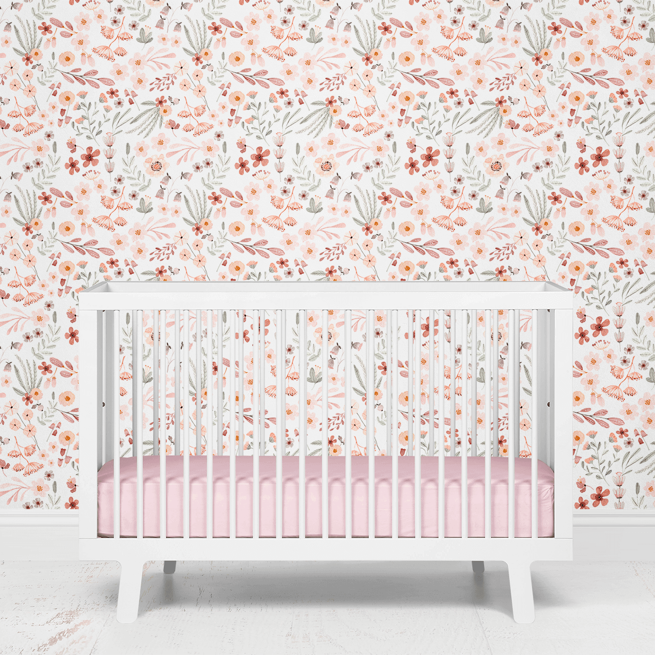 FLORAL WALLPAPER FOR THE NURSERY  pediped blog