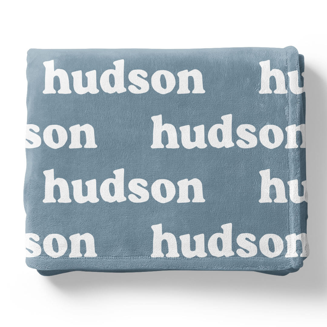 Baby Blues Personalized Color Blanket