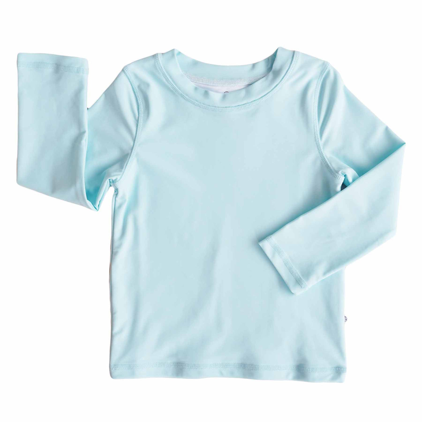 pastel blue rash guard shirt for boys