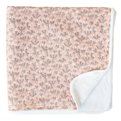 weslie's wildflower double sided bamboo blanket