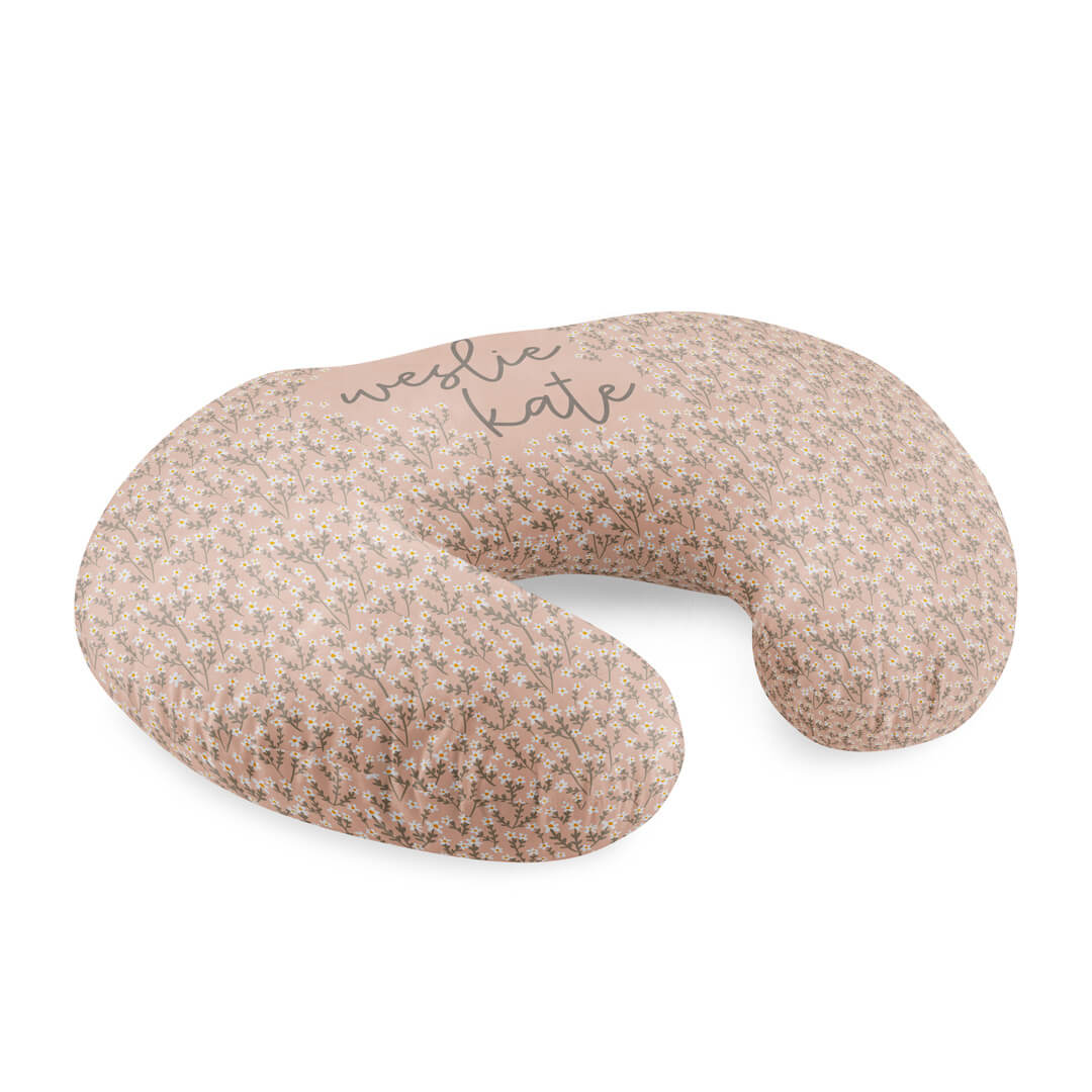 Personalized Nursing Pillow Covers | Weslie's Wildflower