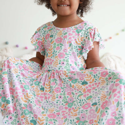 ruffle twirl dress willow's whimsy floral 