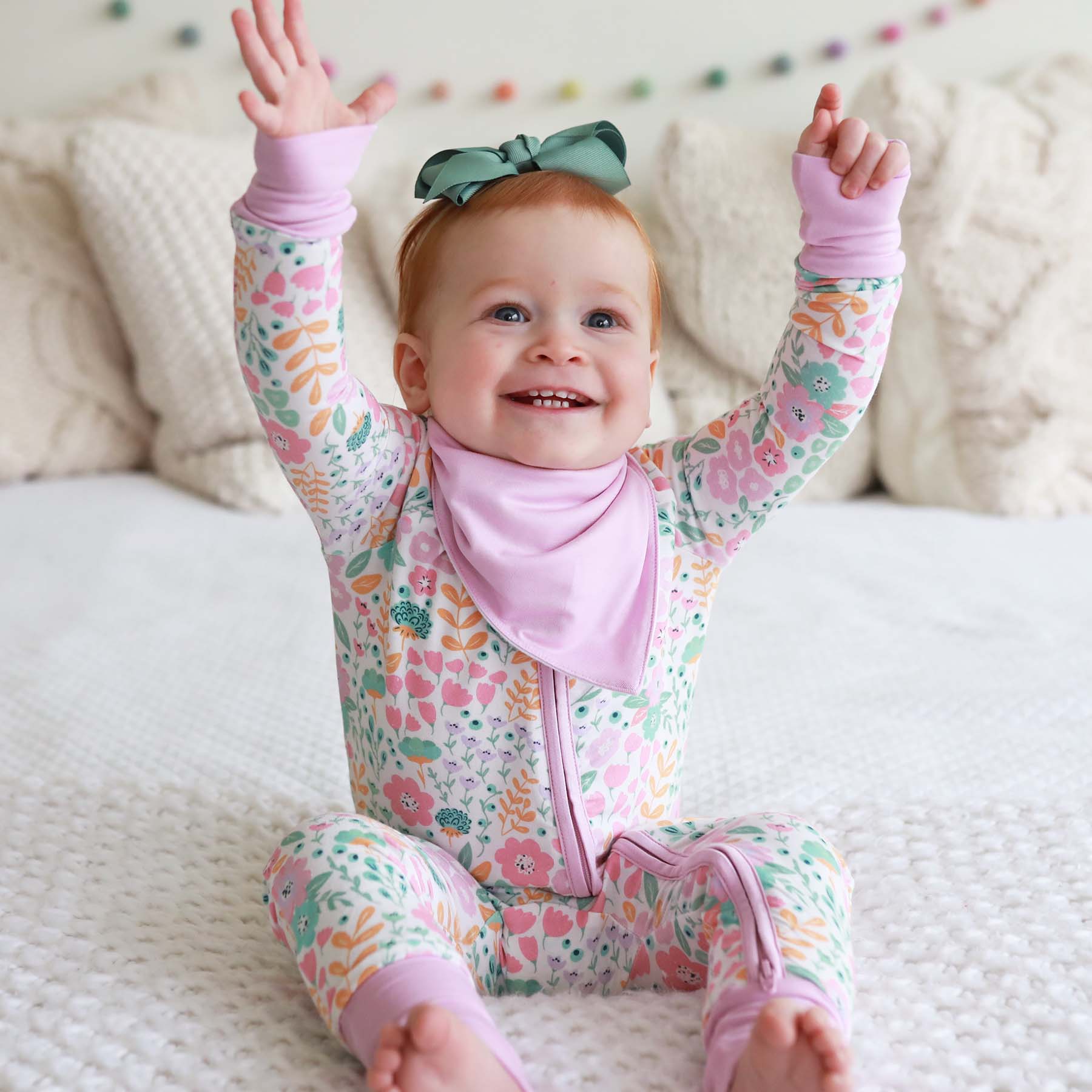 Willow's Whimsy Floral Convertible Zip Romper | Caden Lane