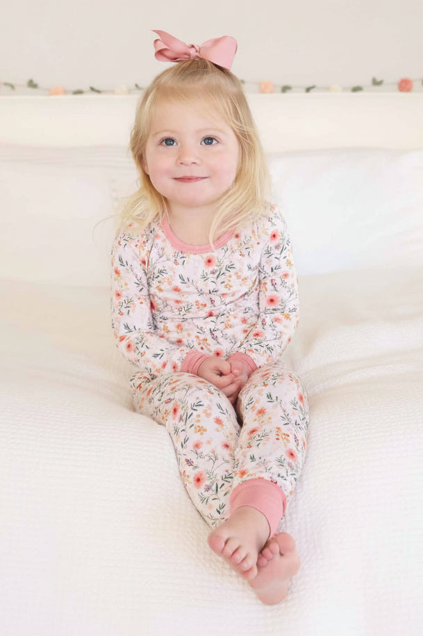 Winnie's Wildflowers Two Piece Pajama Set