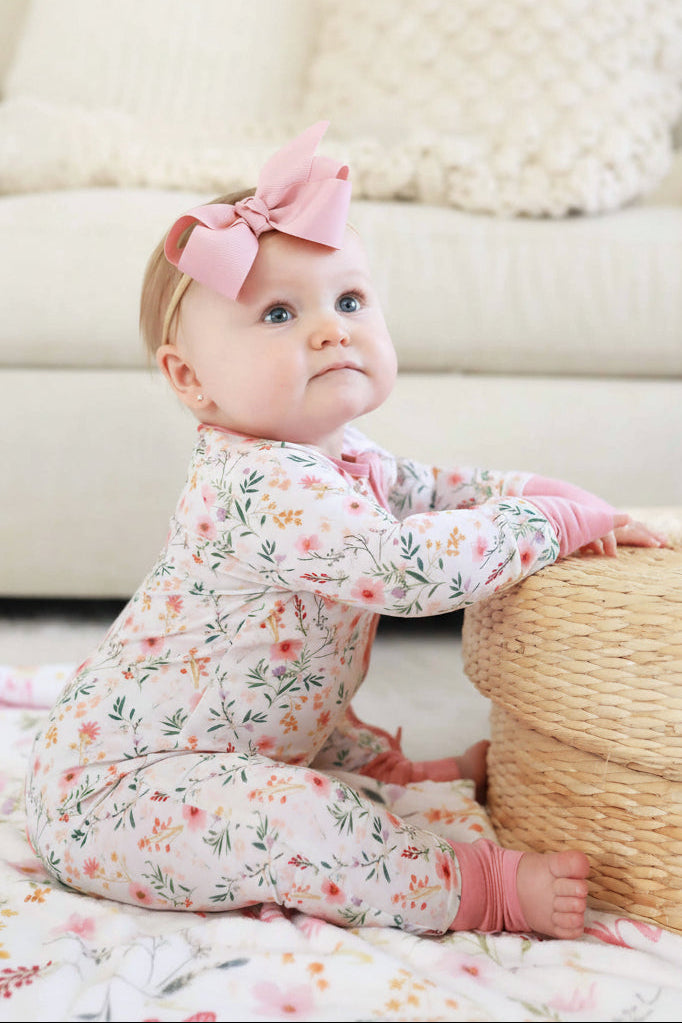 Winnie's Wildflowers Convertible Zip Romper