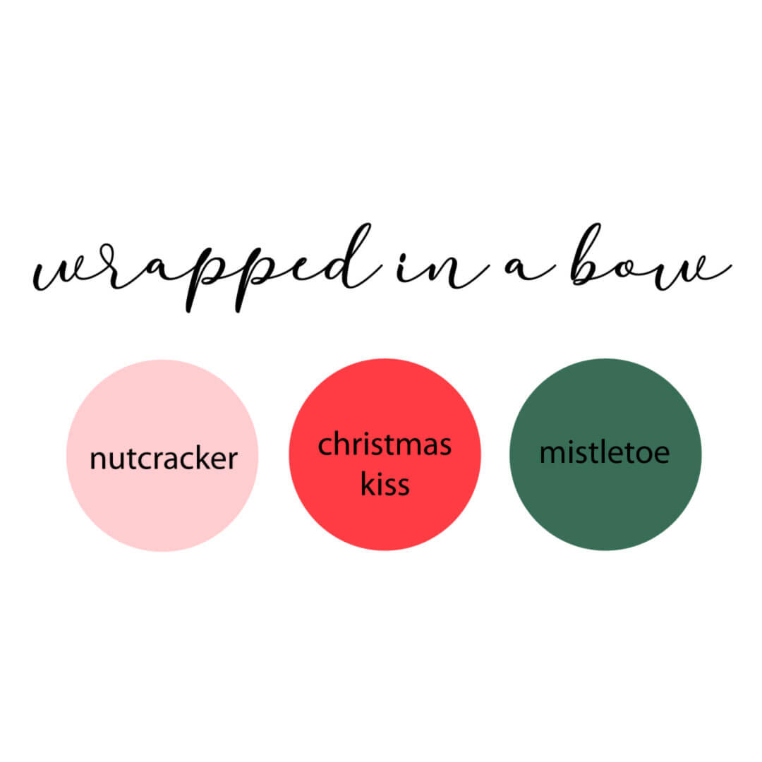 wrapped in a bow color swatches