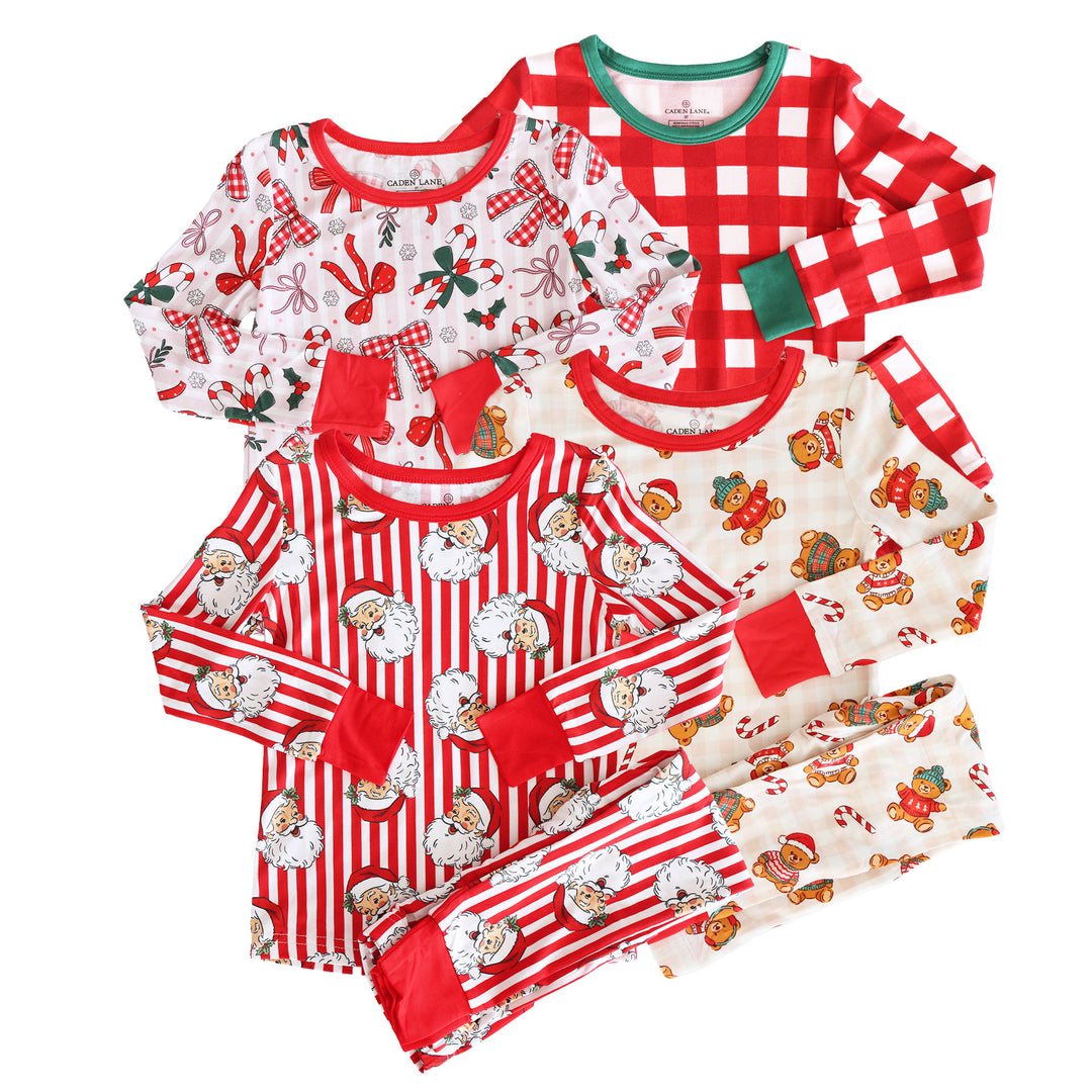 Christmas Bamboo Two Piece Pajama Sets