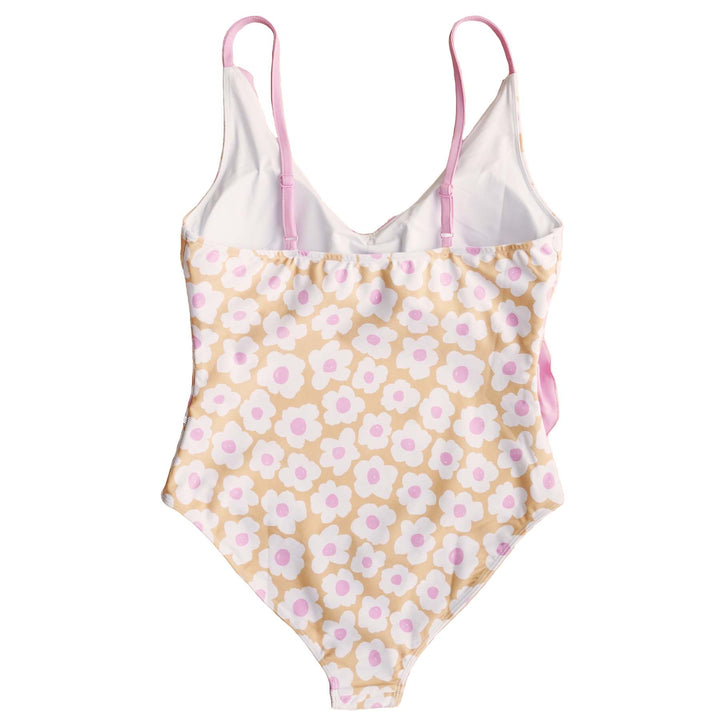 sunshine daisy women's ruffled one piece