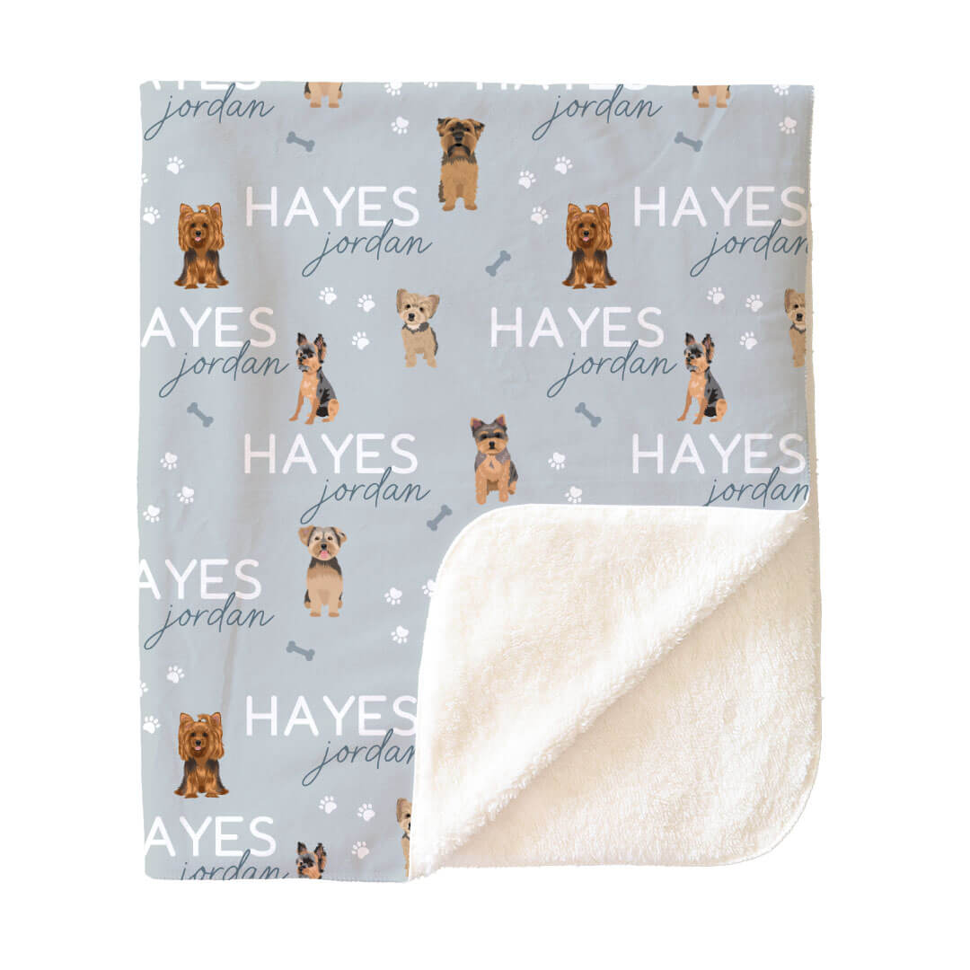 Personalized Kids Blankets | Dog Breeds