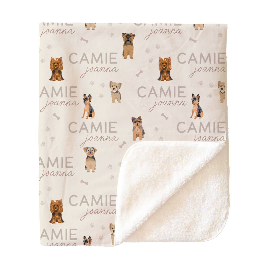 Personalized Kids Blankets | Dog Breeds