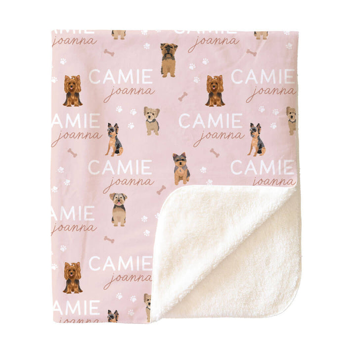 Personalized Kids Blankets | Dog Breeds