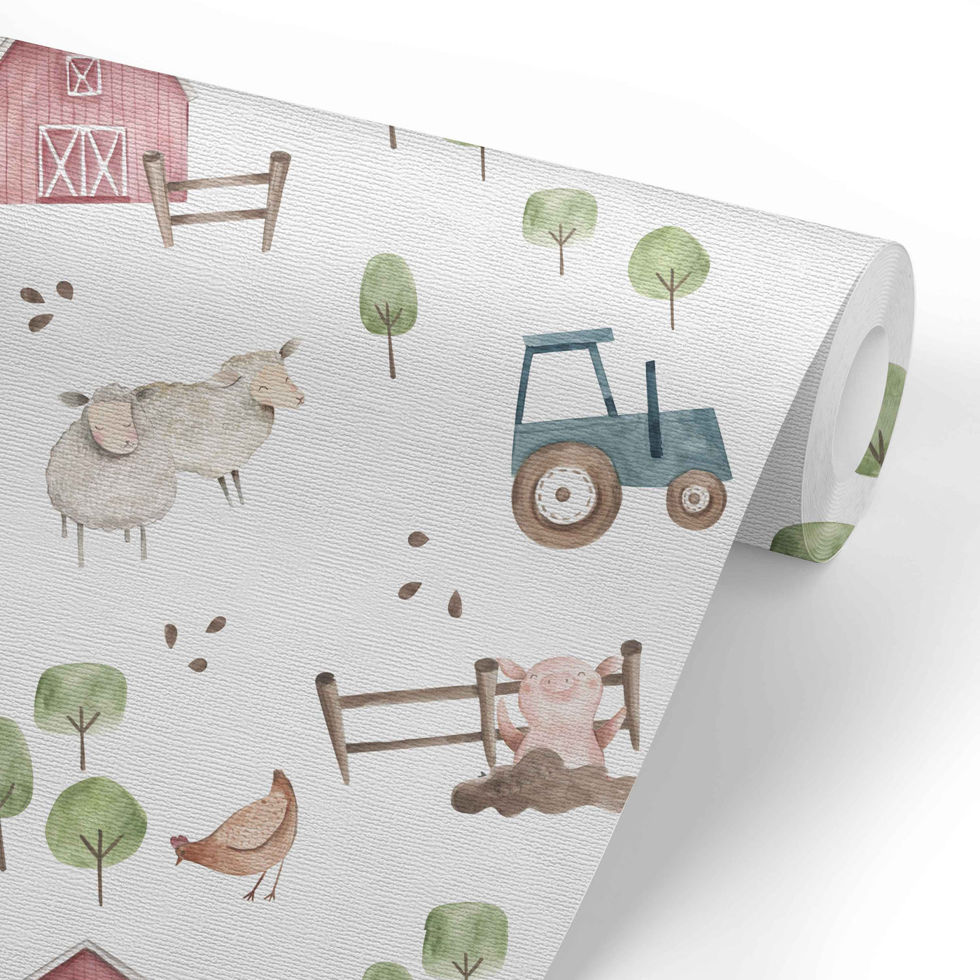 Frankie's Farm Party Removable Wallpaper