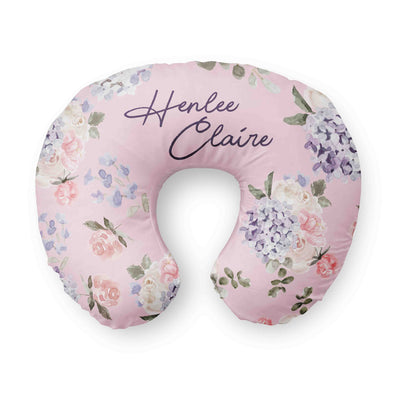 henlee's hydrangea nursing pillow cover 
