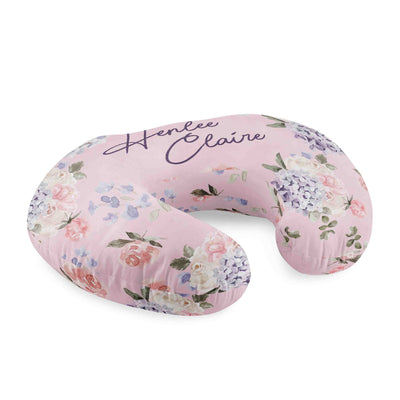 nursing pillow cover henlee's hydrangea 