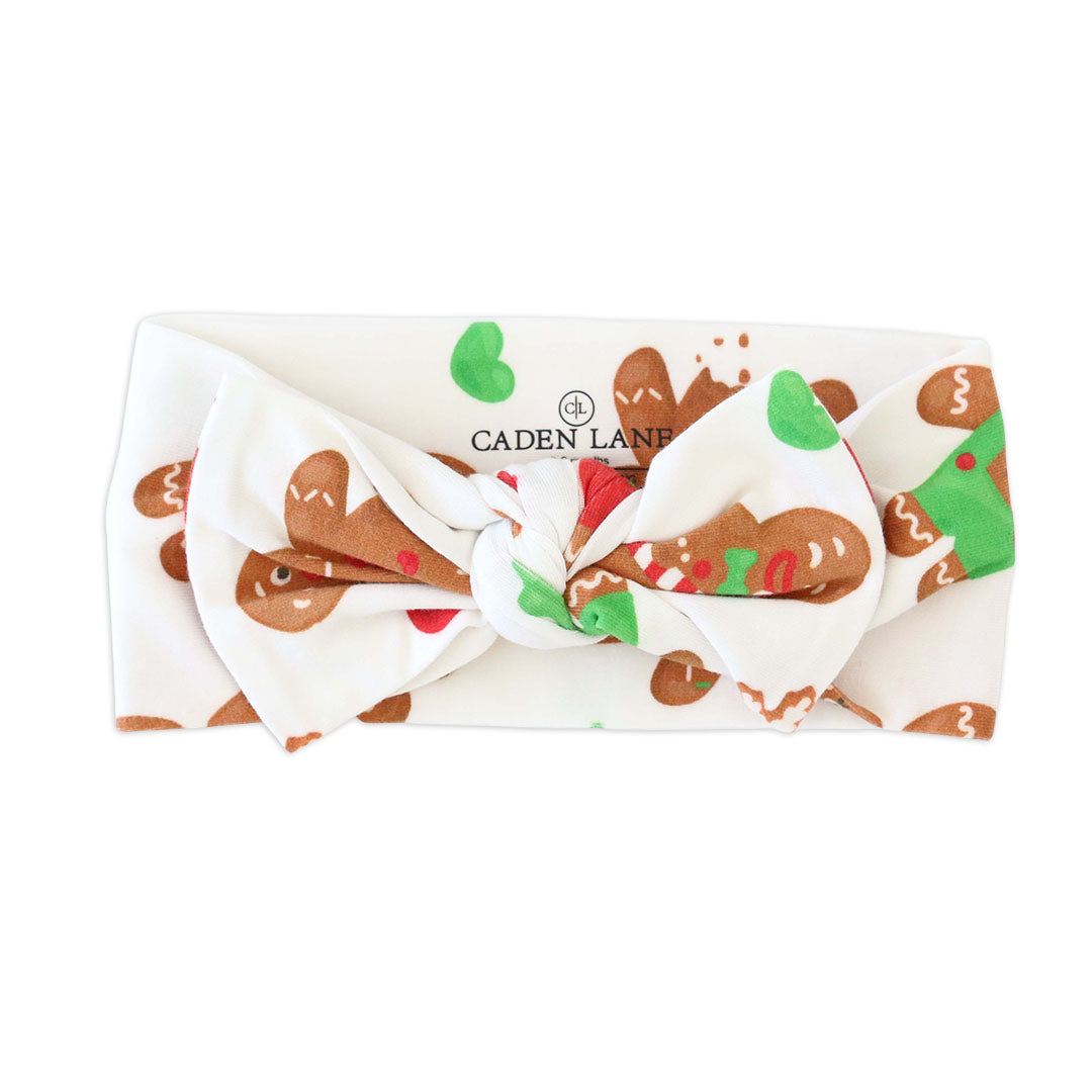 gingerbread bamboo bow headwrap