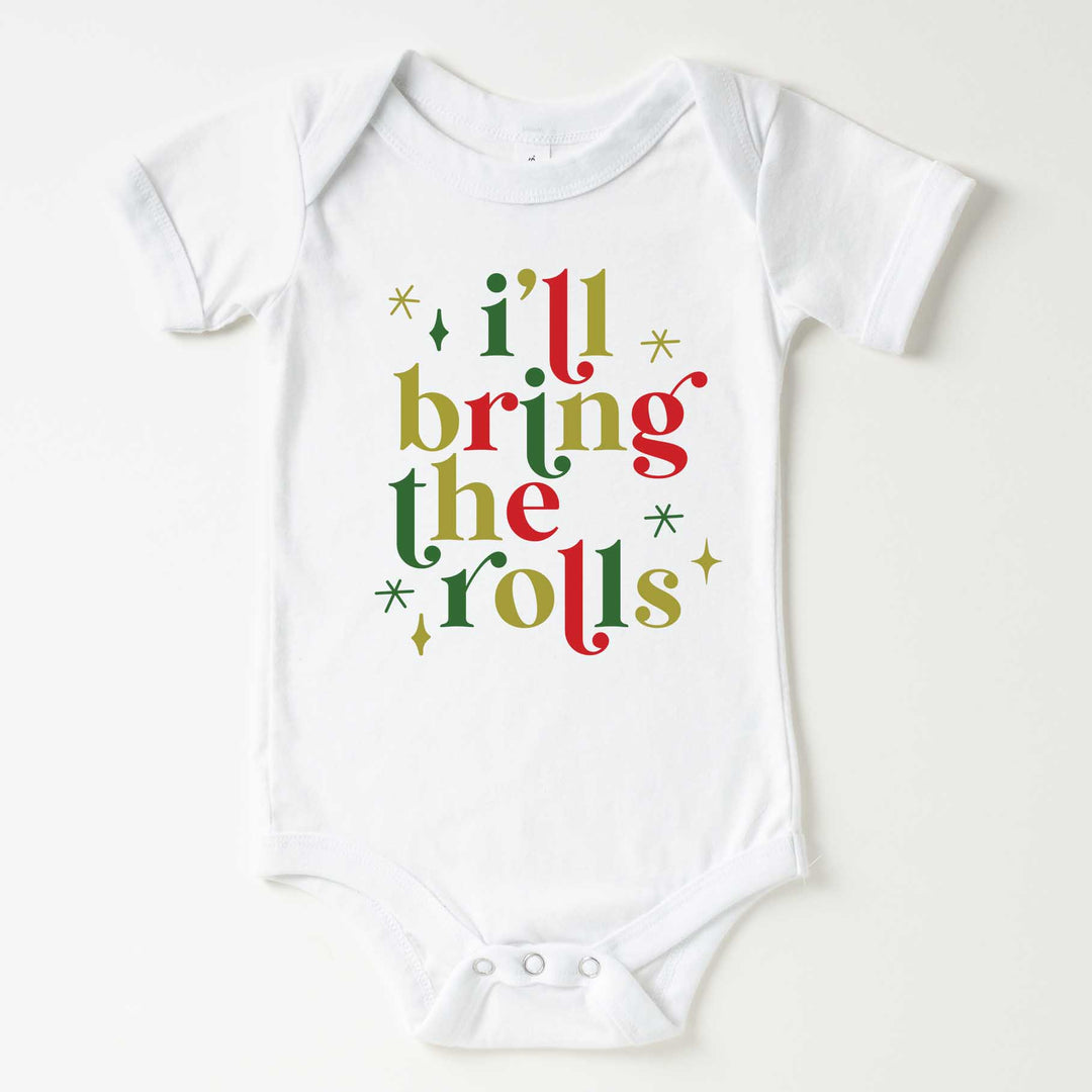 i'll bring the rolls graphic bodysuit for babies 