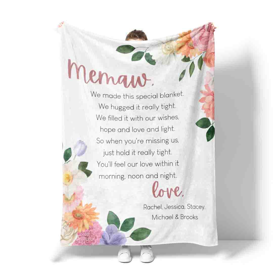 Luxe Soft Blanket | Message for Grandma