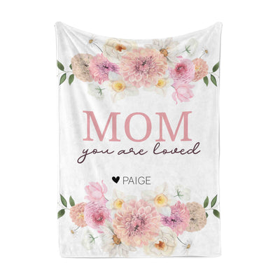 Personalized Blanket | Mom is Loved
