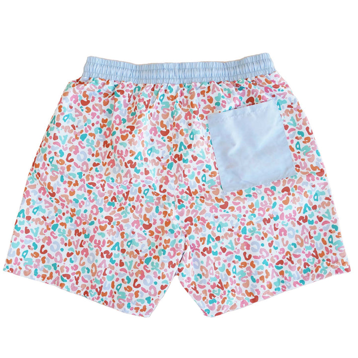 men's swim trunks happy spots