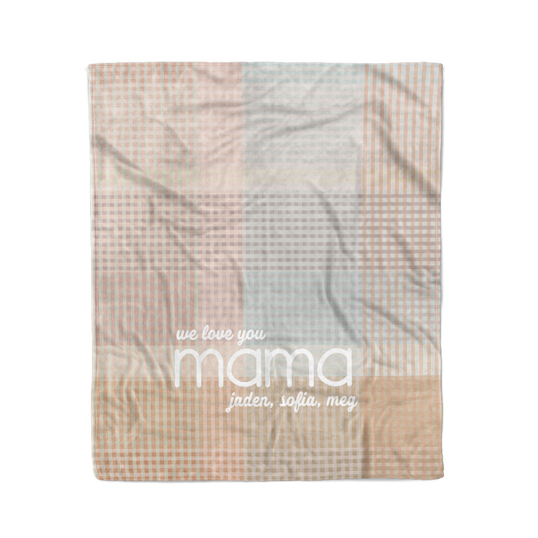 mama's warm love luxe soft blanket