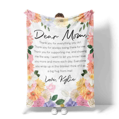 Personalized Blanket | Letter To Mom
