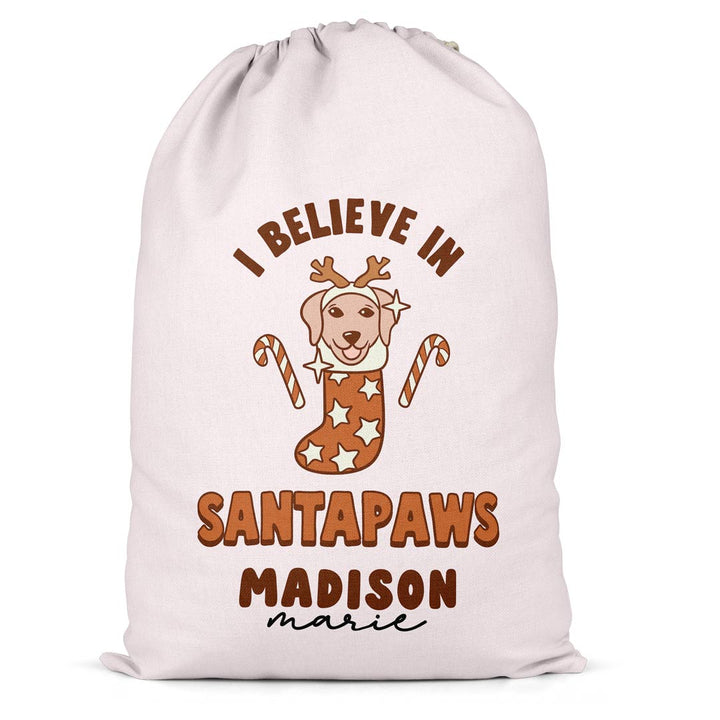 puppy personalized santa sack