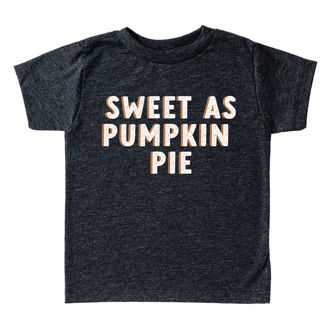 sweet as pumpkin pie kids graphic tees