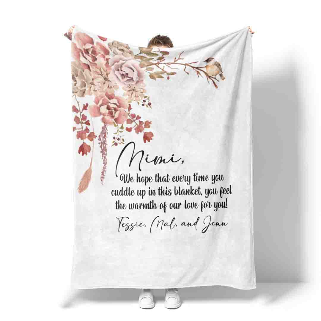 Luxe Soft Blanket | Warm Note To Grandma